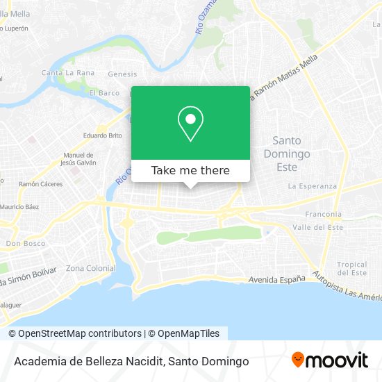 Academia de Belleza Nacidit map