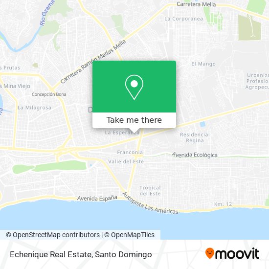 Mapa de Echenique Real Estate