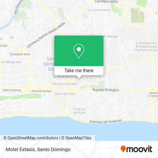 Motel Extaxis map