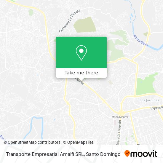 Transporte Empresarial Amalfi SRL map