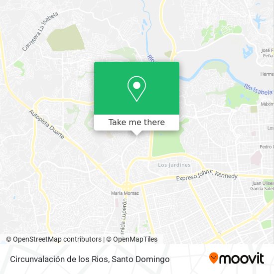 Circunvalación de los Rios map