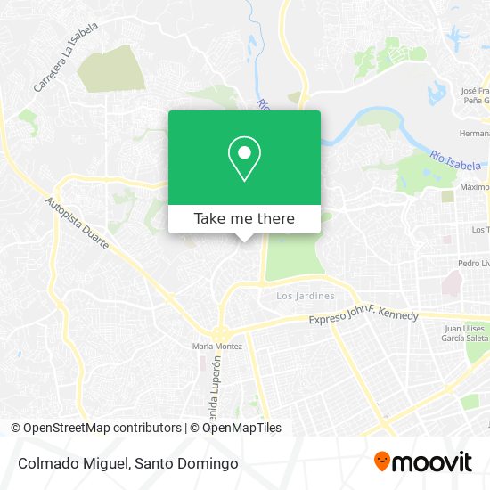 Colmado Miguel map