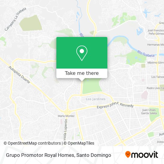 Grupo Promotor Royal Homes map