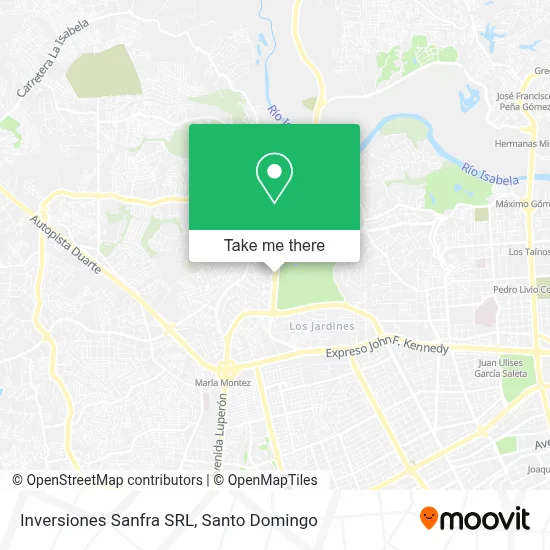 Inversiones Sanfra SRL map