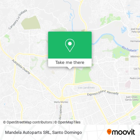 Mandela Autoparts SRL map