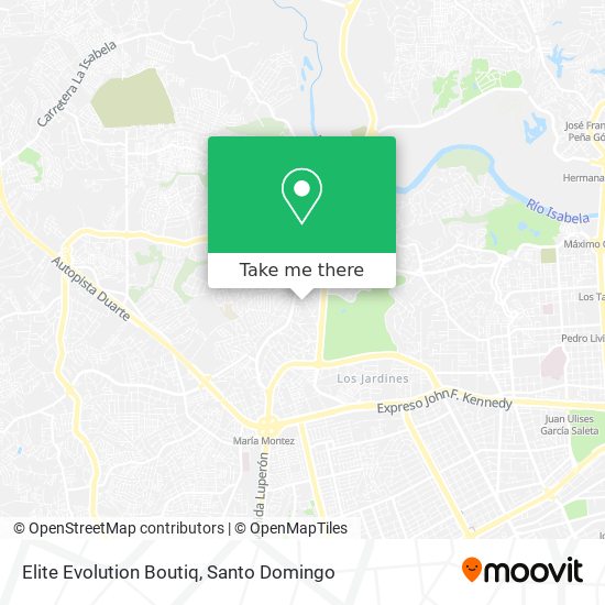 Elite Evolution Boutiq map