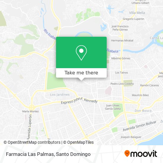 Farmacia Las Palmas map