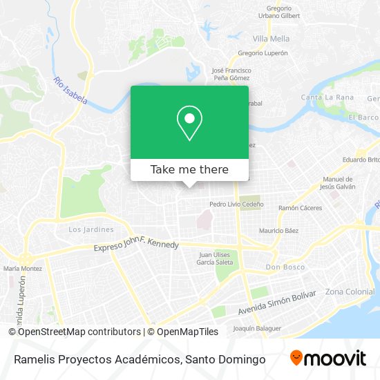 Ramelis Proyectos Académicos map