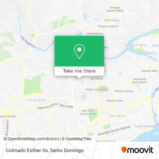 Colmado Esther-Ss map
