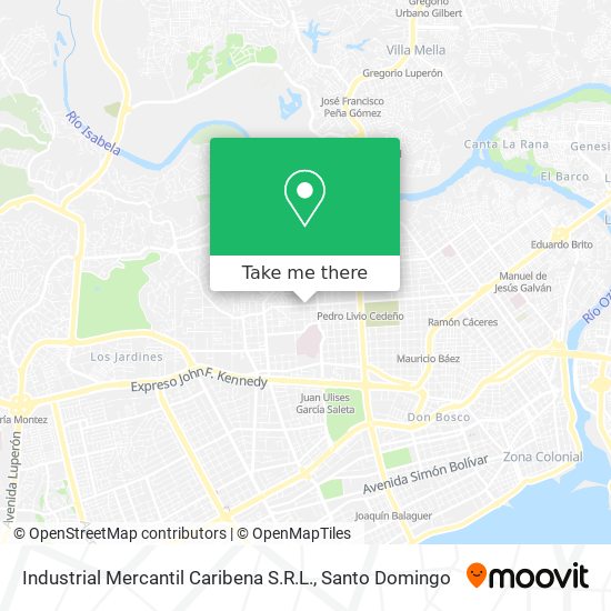 Mapa de Industrial Mercantil Caribena S.R.L.