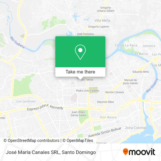 José María Canales SRL map