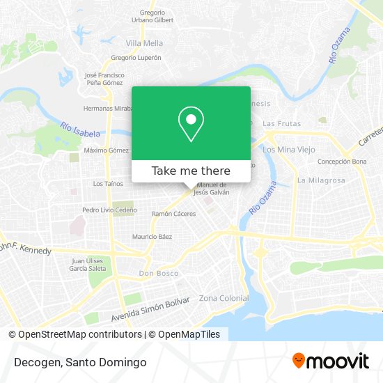 Mapa de Decogen