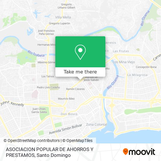 ASOCIACION POPULAR DE AHORROS Y PRESTAMOS map