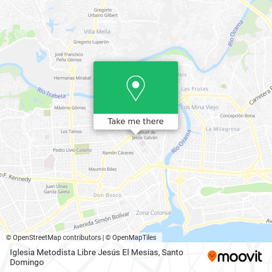 Iglesia Metodista Libre Jesús El Mesías map