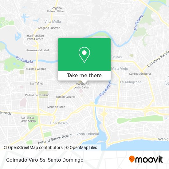 Colmado Viro-Ss map