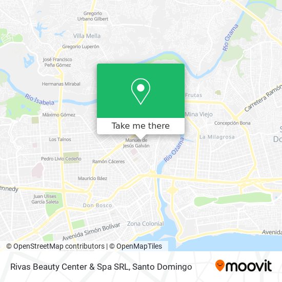 Rivas Beauty Center & Spa SRL map