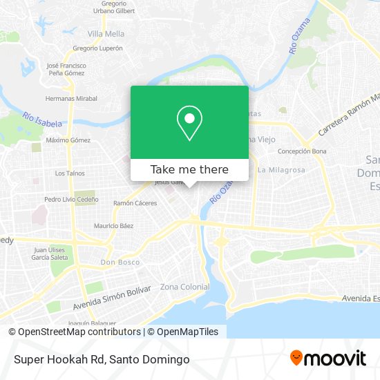 Super Hookah Rd map