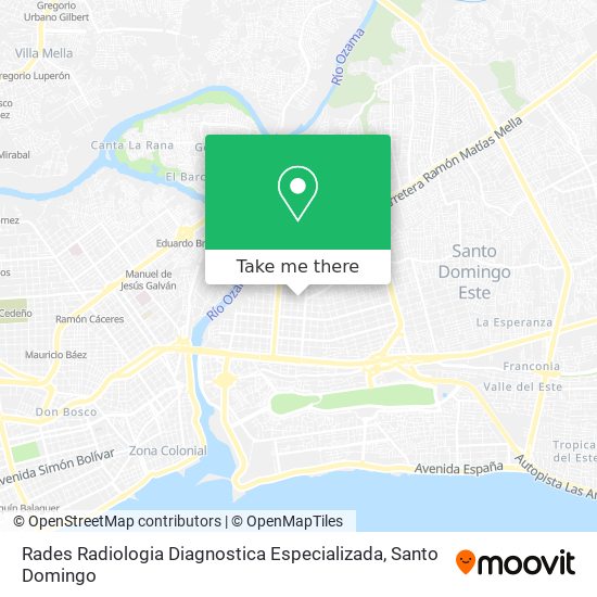 Rades Radiologia Diagnostica Especializada map