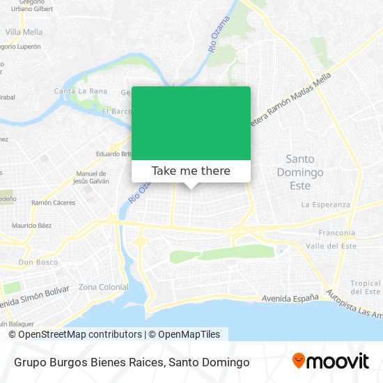 Grupo Burgos Bienes Raices map