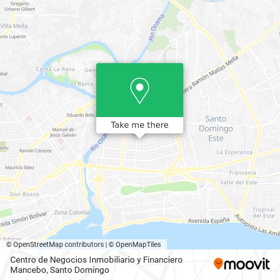 Centro de Negocios Inmobiliario y Financiero Mancebo map