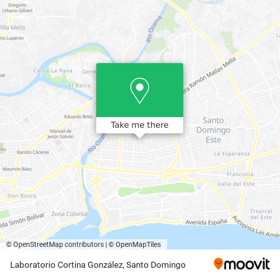 Laboratorio Cortina González map
