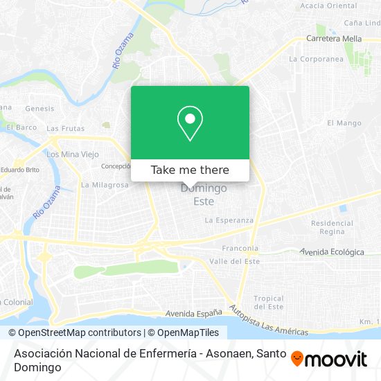 Asociación Nacional de Enfermería - Asonaen map