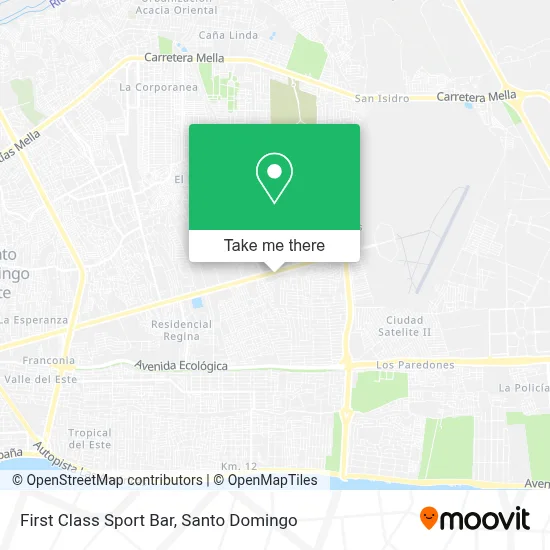 First Class Sport Bar map