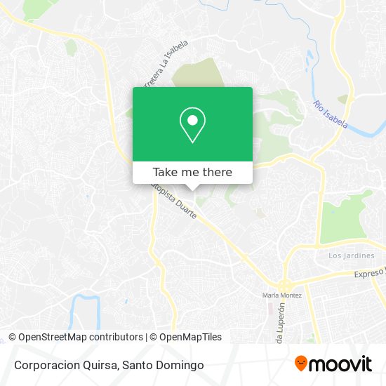 Mapa de Corporacion Quirsa