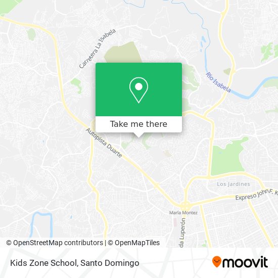 Kids Zone School map