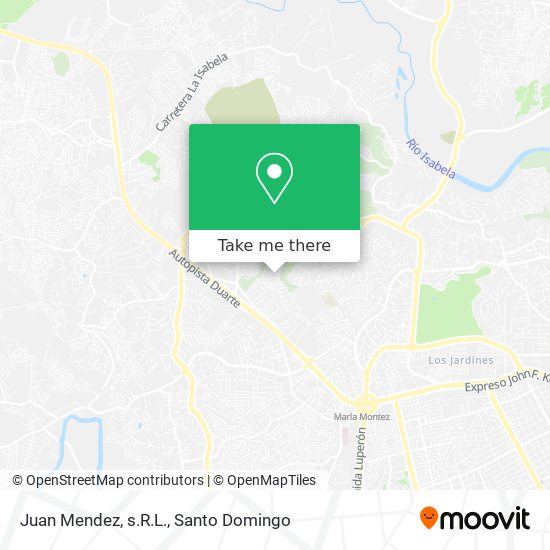 Juan Mendez, s.R.L. map