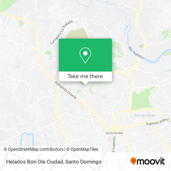 Helados Bon Ole Ciudad map