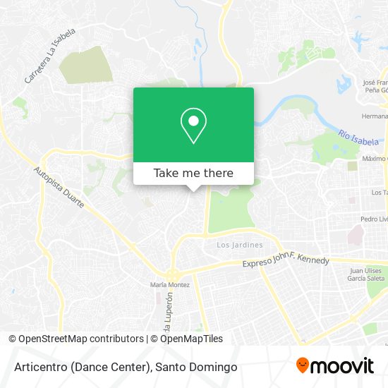 Articentro (Dance Center) map