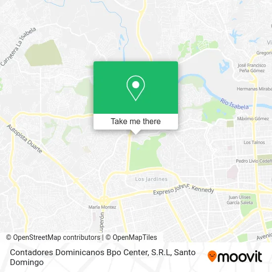 Mapa de Contadores Dominicanos Bpo Center, S.R.L