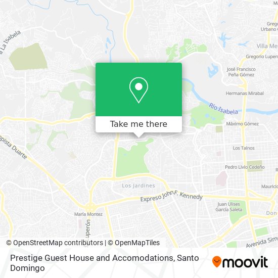 Prestige Guest House and Accomodations map