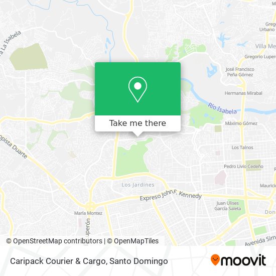 Mapa de Caripack Courier & Cargo