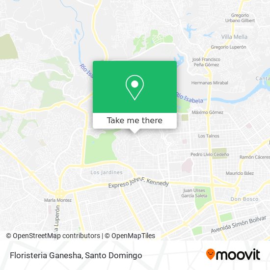 Mapa de Floristeria Ganesha