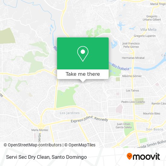 Mapa de Servi Sec Dry Clean