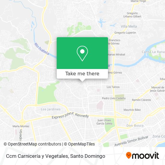 Ccm Carnicería y Vegetales map