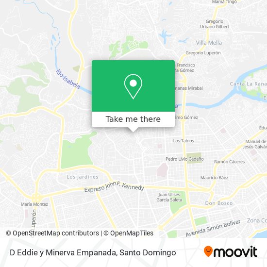 D Eddie y Minerva Empanada map