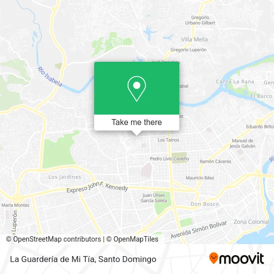 Mapa de La Guardería de Mi Tía
