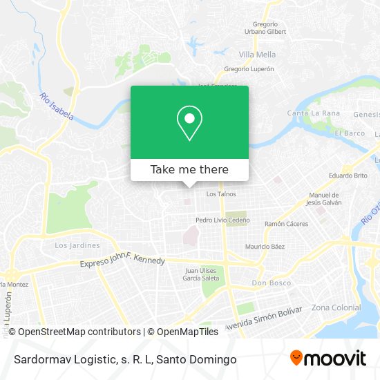Sardormav Logistic, s. R. L map