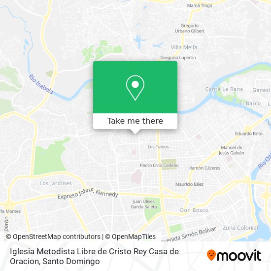 Iglesia Metodista Libre de Cristo Rey Casa de Oracion map