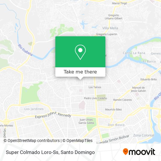 Super Colmado Loro-Ss map