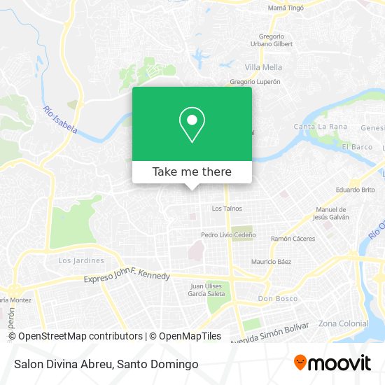 Salon Divina Abreu map