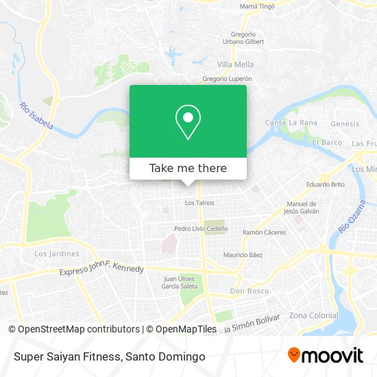 Super Saiyan Fitness map