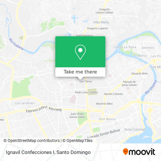 Ignavil Confecciones I map