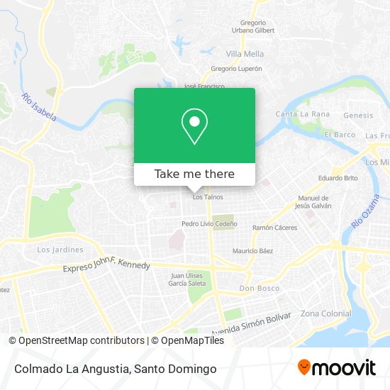 Colmado La Angustia map