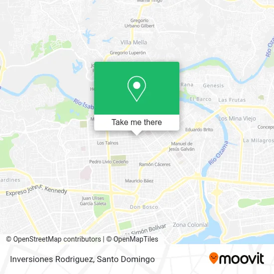 Inversiones Rodriguez map