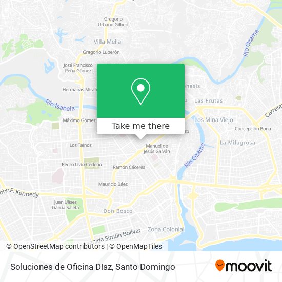Soluciones de Oficina Díaz map