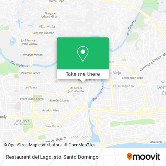 Restaurant del Lago, sto map